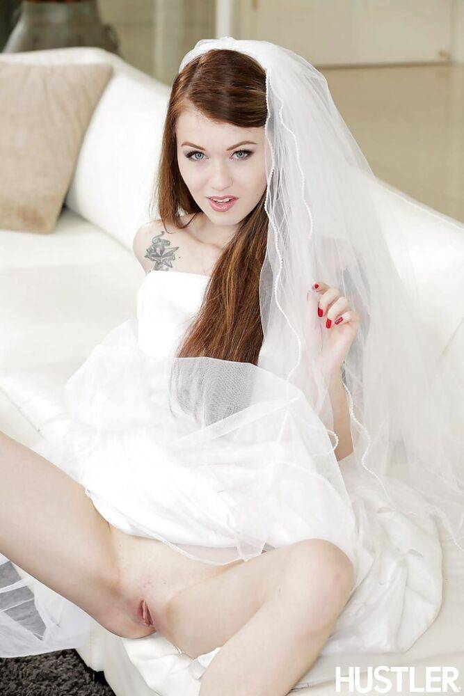 Pornstar Misha Cross spreads just married legs for shaved pussy fingering - #2