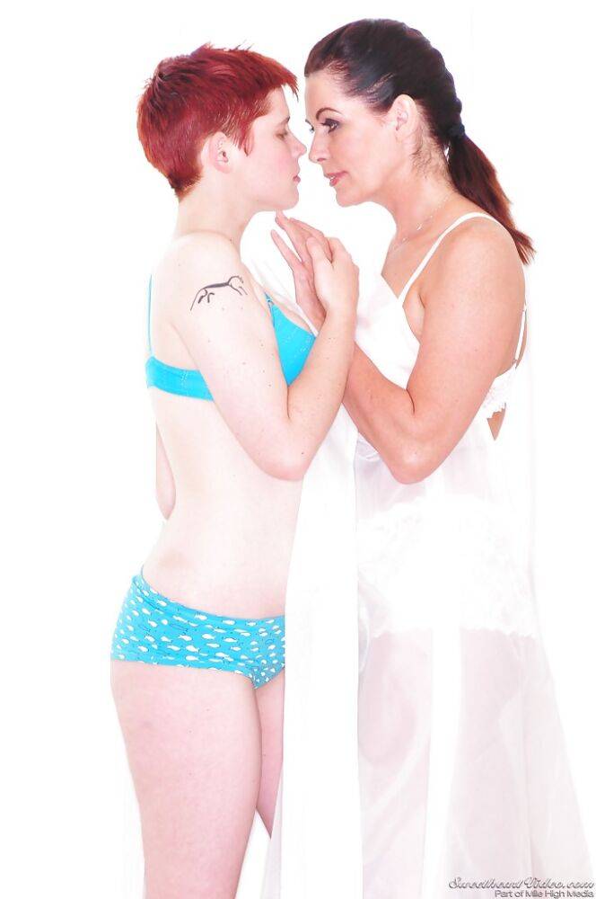 Magdalene St. Michaels & Lily Cade stripping and kissing each other - #12