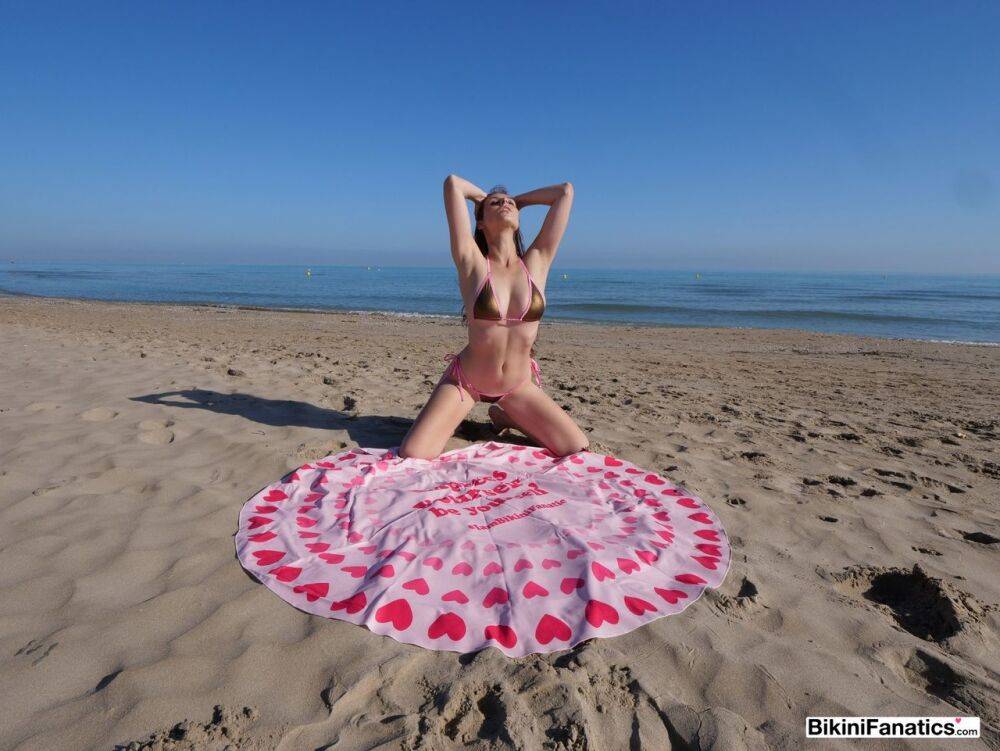 The naughty micro bikini model Antonia Sainz loves to be naughty in public and - #12