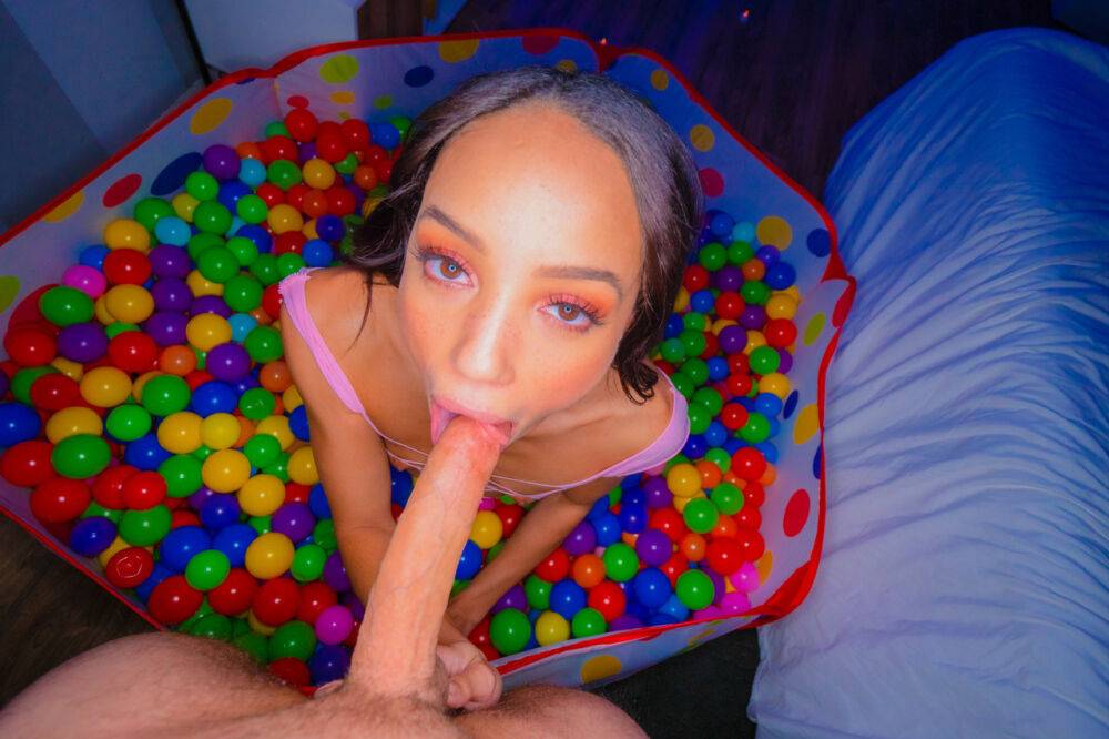 He enjoys shaking her ass in the ball pit before sucking and fucking in the - #13
