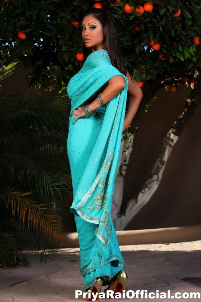 Indian babe Priya Anjali Rai shows her killer body in a garden setting - #4