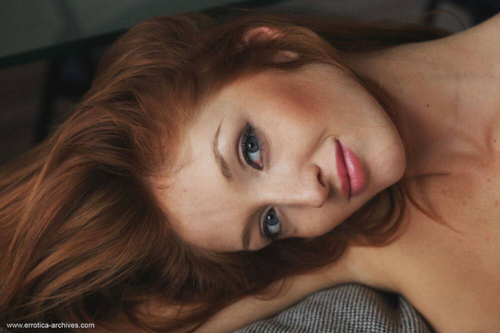 Hot redhead sleeping beauty Micca awakens to spread her horny morning pussy - #6