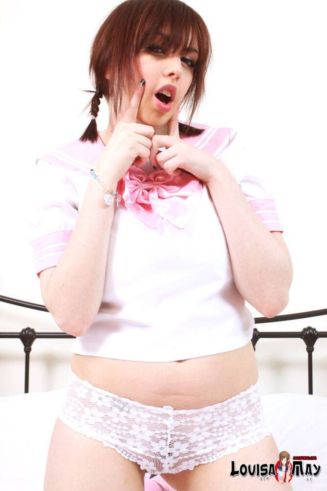 Louisa May as a pink manga schoolgirl - #6
