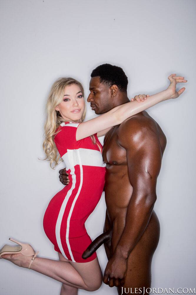 Dirty blonde Anny Aurora has interracial sex with a muscular dude - #10