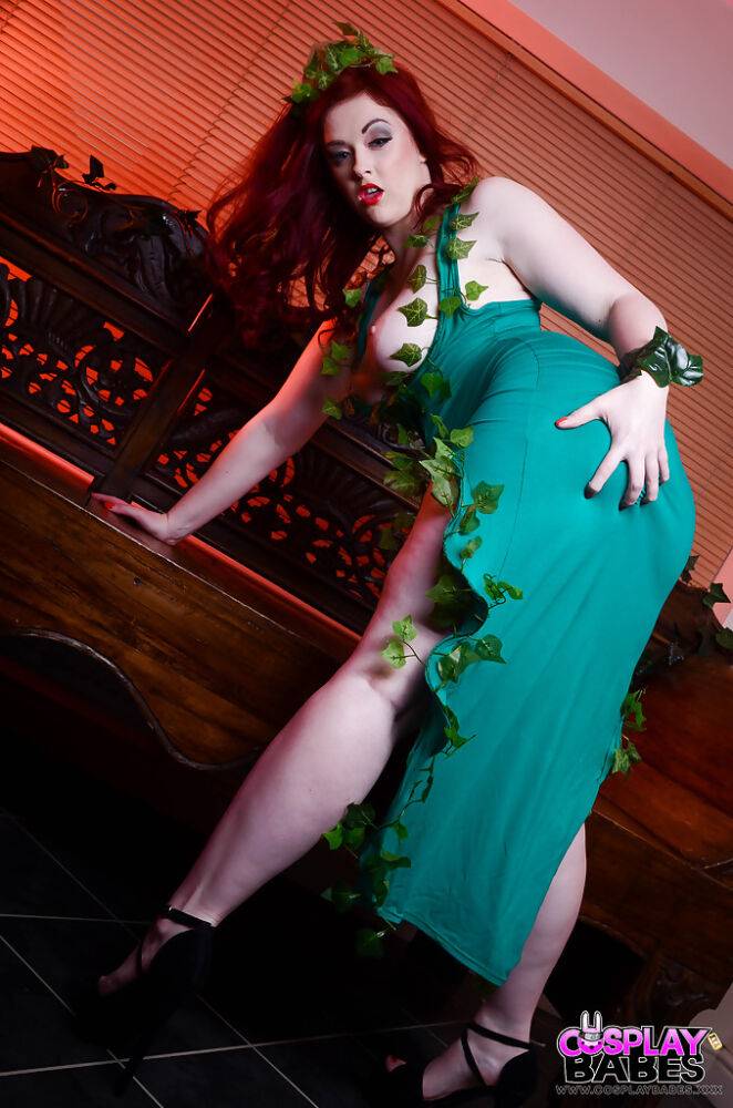 Redhead fetish model Jaye Rose has an erotic cosplay photo shoot - #5