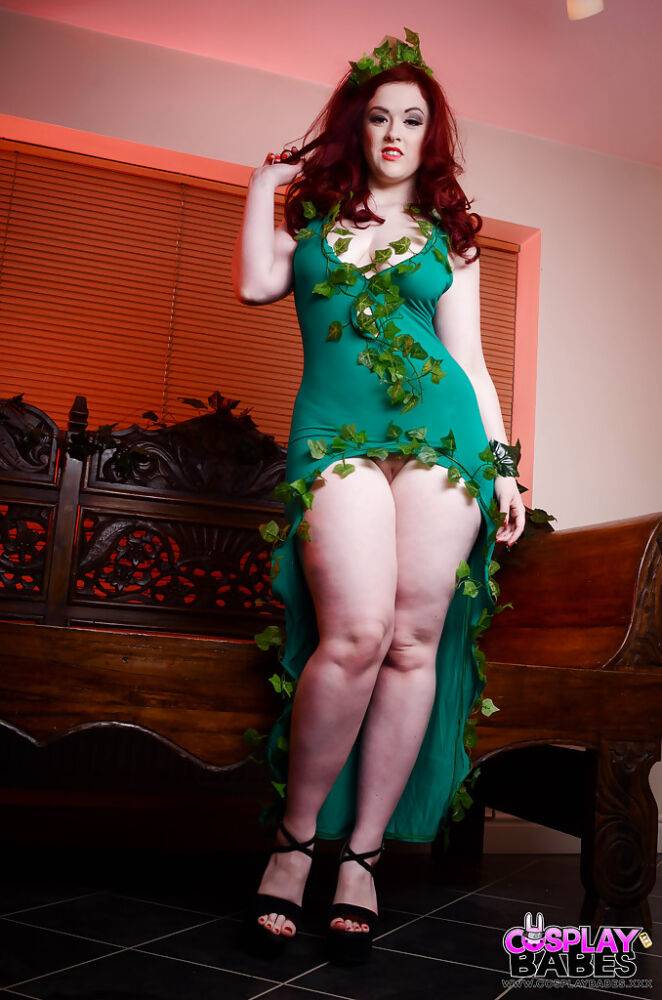 Redhead fetish model Jaye Rose has an erotic cosplay photo shoot - #11