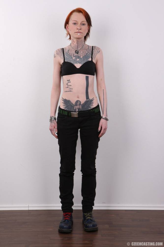 Tereza is one of a kind. he skin is covered with a wild variety of tattoos and m - #4