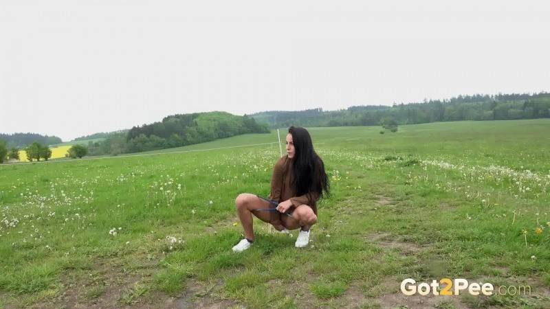 Lexi dona pisses in the middle of a field - #12