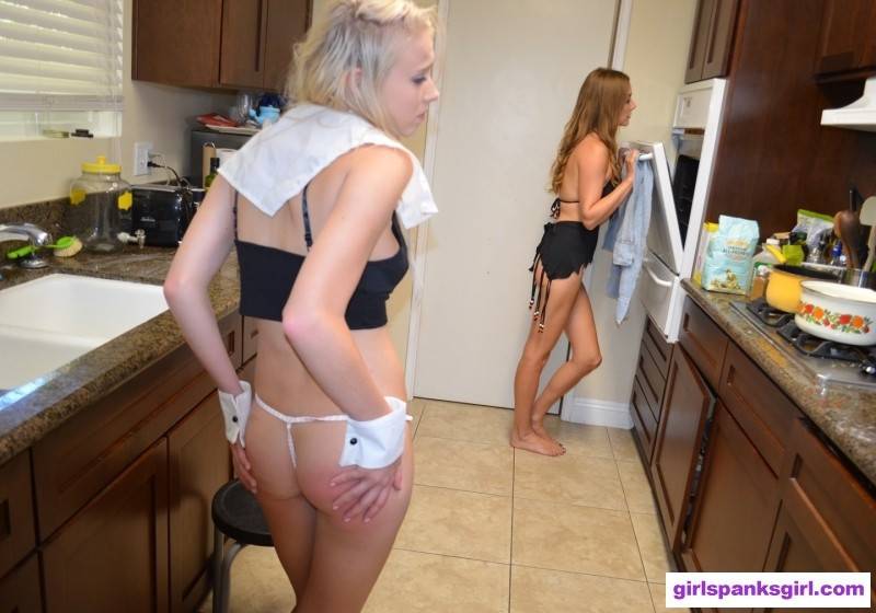 Girl in panties gets spanked - #16