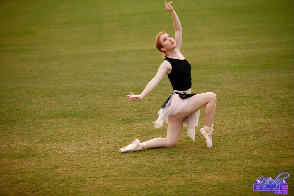 I am doing ballet in the grass. in these photos you get to see - #14