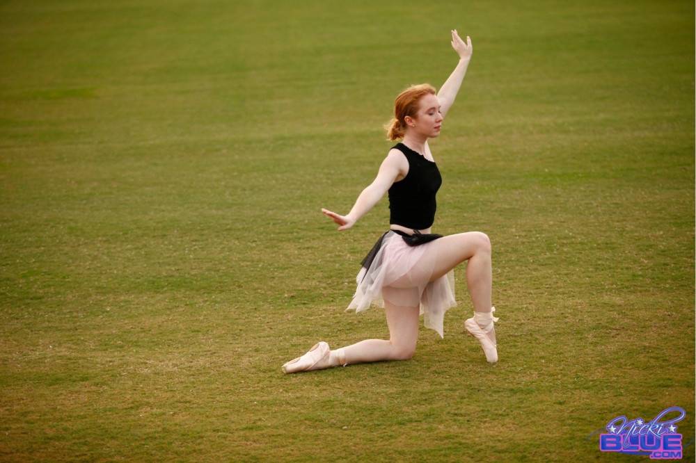 I am doing ballet in the grass. in these photos you get to see - #15