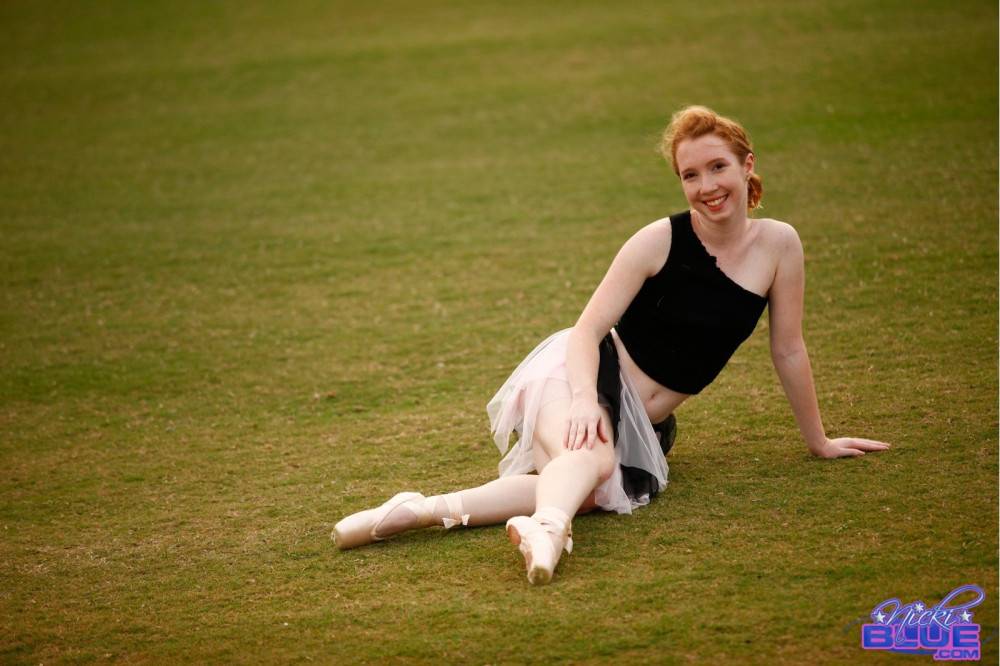 I am doing ballet in the grass. in these photos you get to see - #11