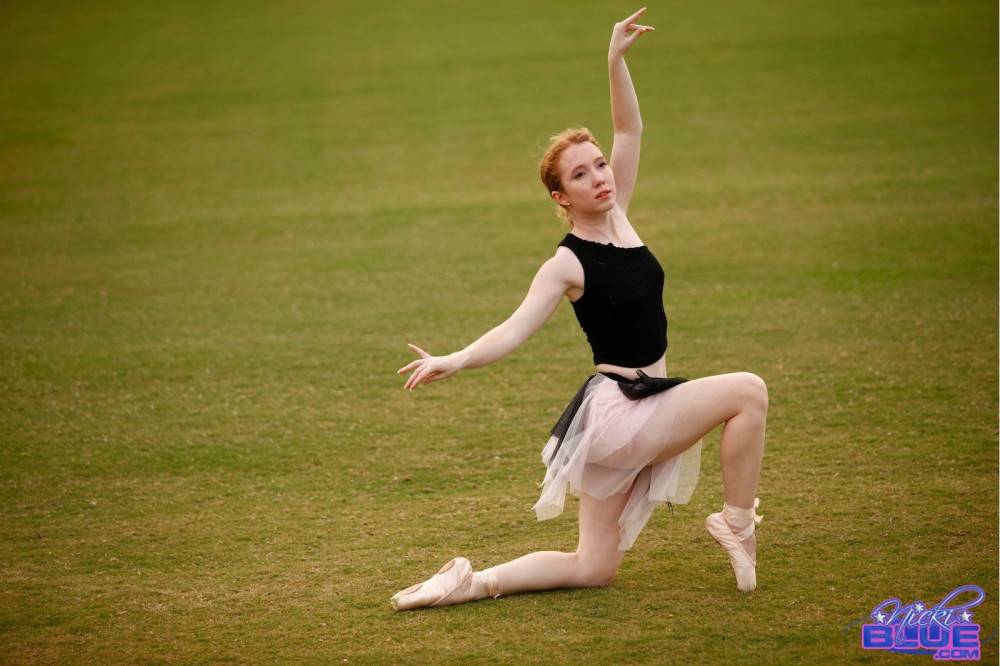I am doing ballet in the grass. in these photos you get to see - #12