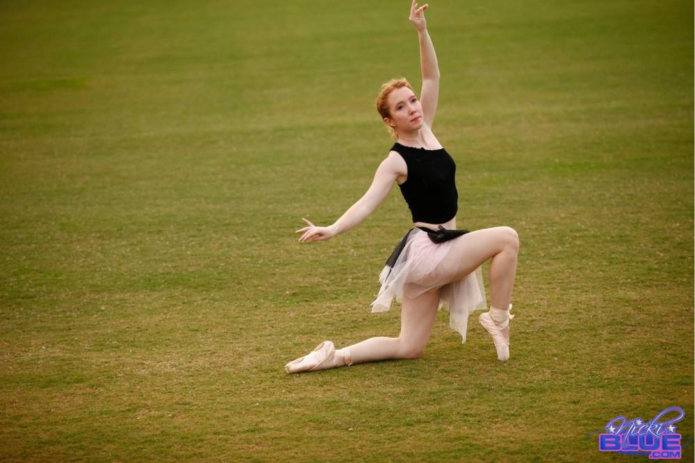 I am doing ballet in the grass. in these photos you get to see - #13