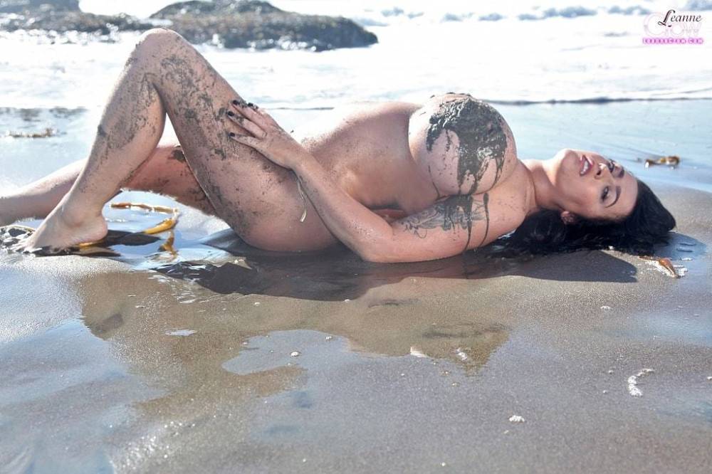 Stunning latina dark hair porn star Leanne Crow in softcore gallery - #15