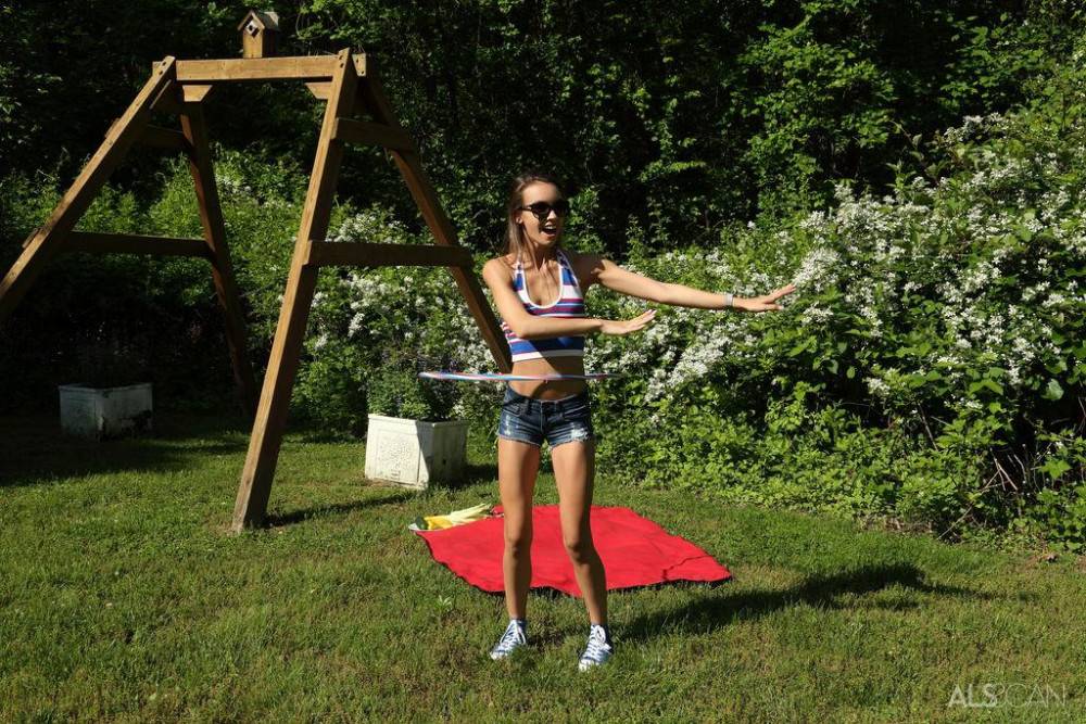 Charity Crawford In Hula And Hooping - #2