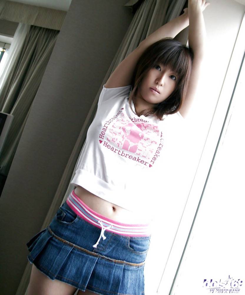 Stunning japanese Haduki in nice skirt exhibits big boobs and sexy butt - #5