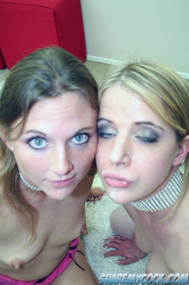 Anita Blue And Heather Zatch Get Their Sweet Mouths Fucked Together From Your POV - #6