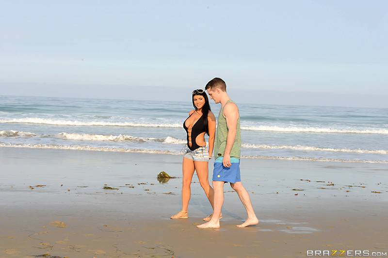 Luxurious Big Titted Doll Romi Rain Enjoys The Deep And Intense Fucking On The Beach - #6