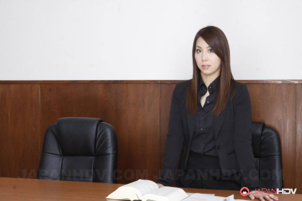 Though Wearing A Strict Uniform This Asian Cutie Hikaru Matsu Looks Very Sexy - #7