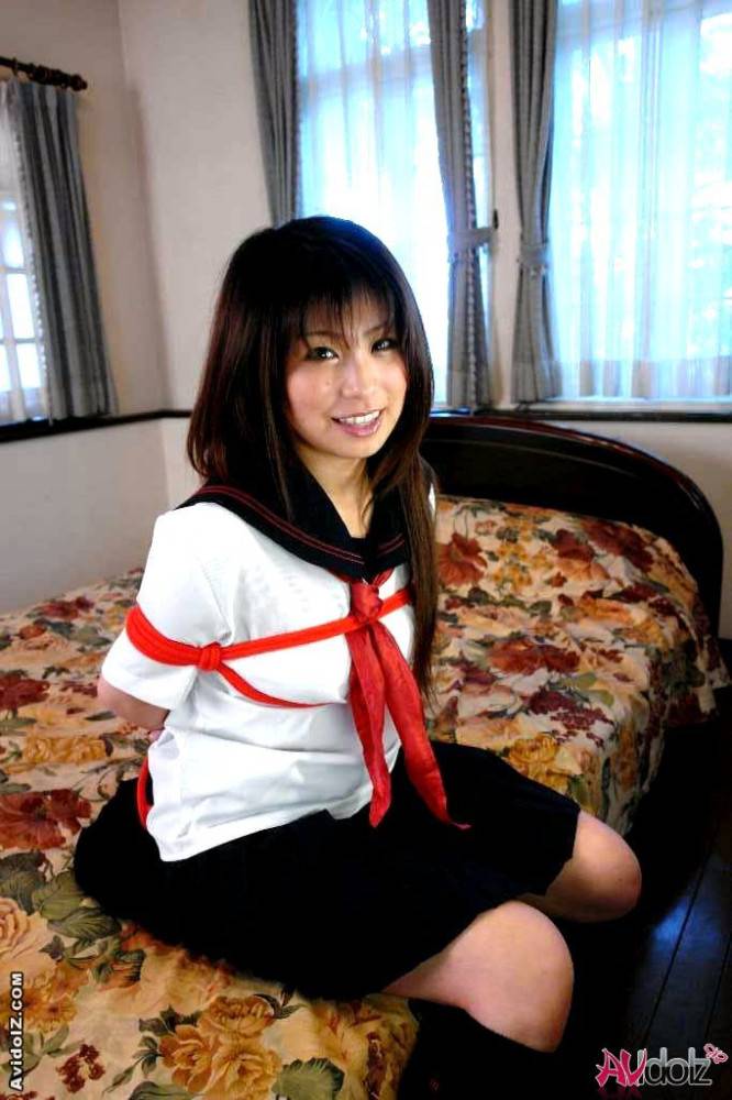 Filthy Uniform Girl Mimi Kousaka Spreads Oriental Body And Gets It Masturbated - #1