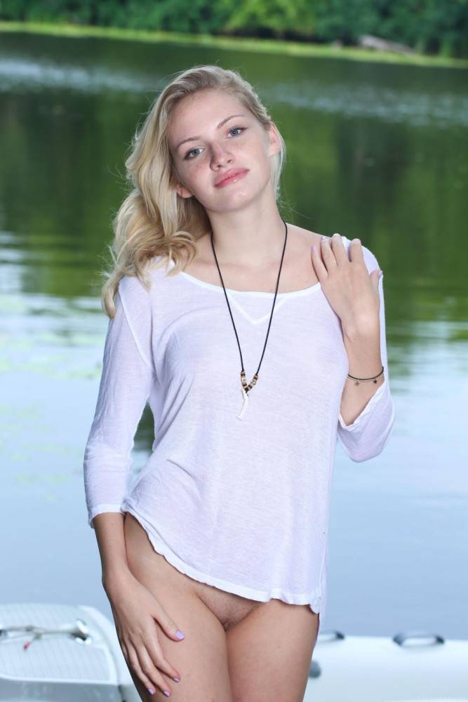 Nice Blonde Bimbo Emilia T Is Willingly Sharing Every Detail Of Her Teenage Body With Viewers - #4