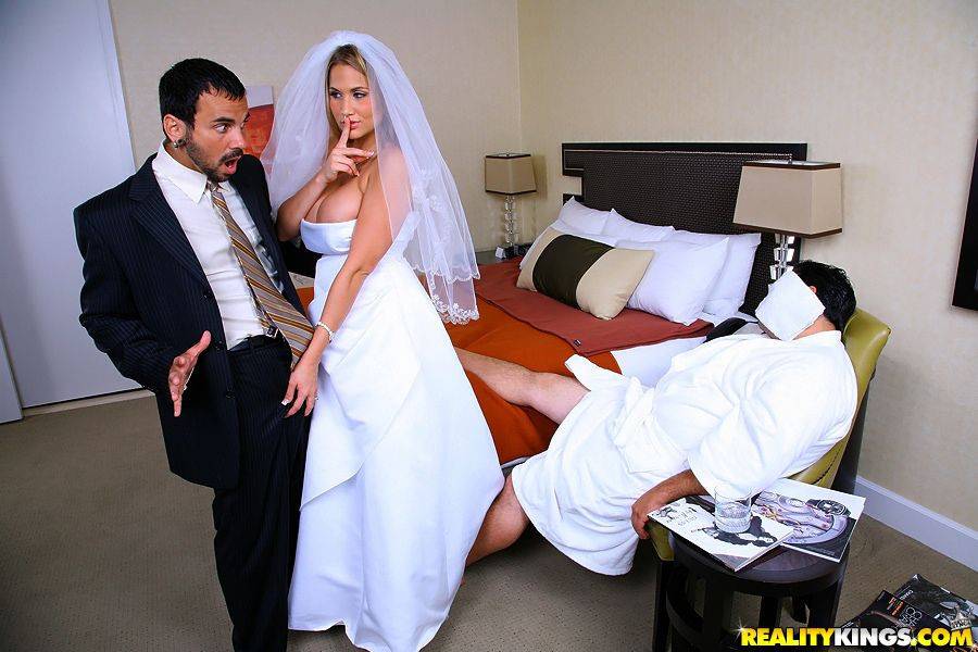 Slutty Bride Alanah Rae With Monster Tits Gets Massive Cock With Big Desire - #10