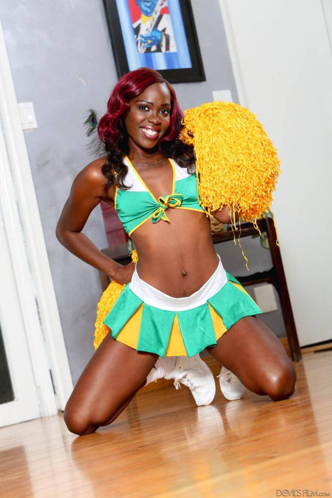 Sexy Cheerleader Bella Doll Is Demonstrating Her Wonderful Black Charms - #7