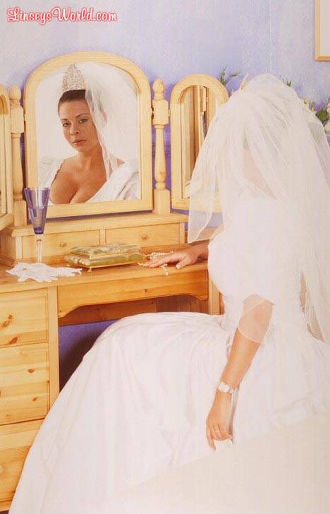 Hot busty bride Linsey Dawn McKenzie - #1