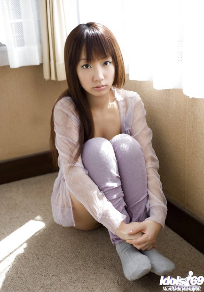 Stunning japanese teen Hina Kurumi in hot sexy underwear - #16