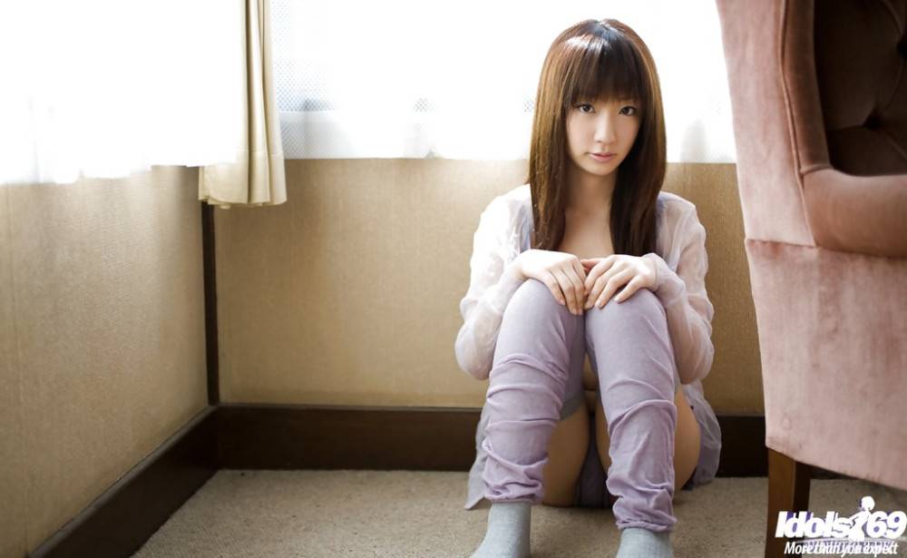 Stunning japanese teen Hina Kurumi in hot sexy underwear - #1