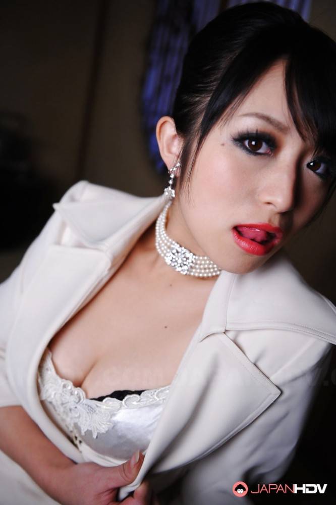 Very attractive japanese dark hair hottie Nana Kunimi in softcore gallery - #2