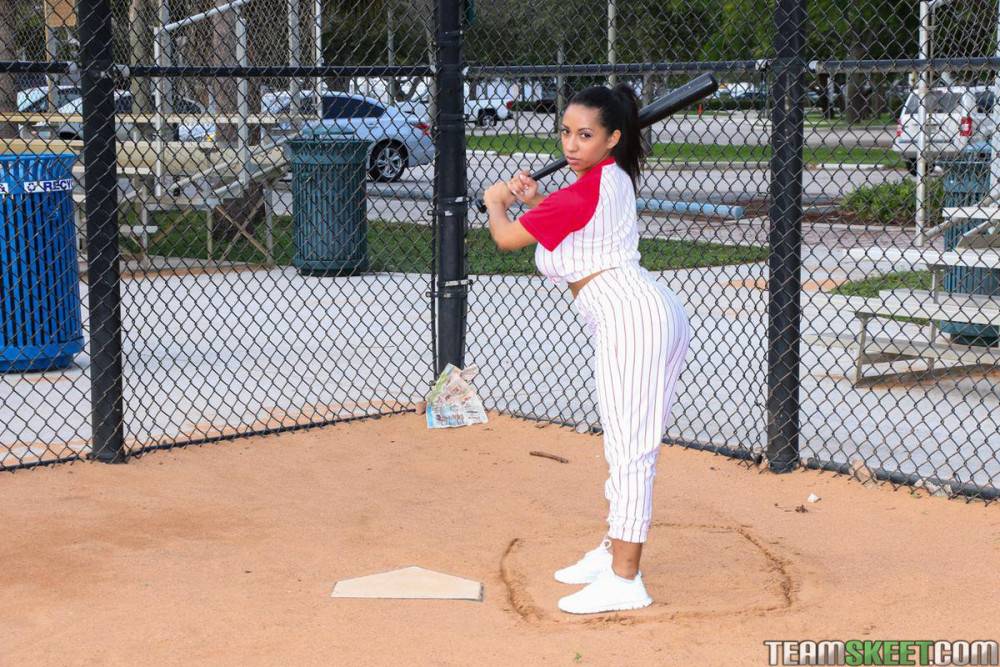 Busty Baseball Babe - #1