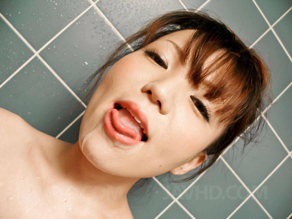 Licentious Asian Girl Asuka Ayanami Tit And Oral Fuck Plus Cum Swallowing In The Bathroom - #1