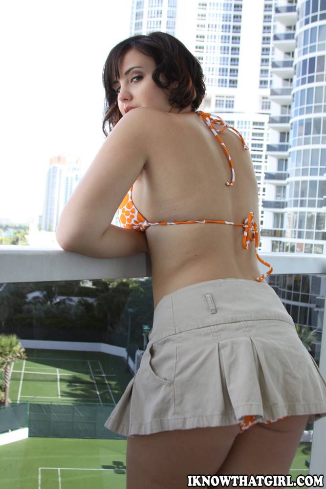 Superb amateur Brooke Lee Adams in bikini showing big titties and ass at beach - #4