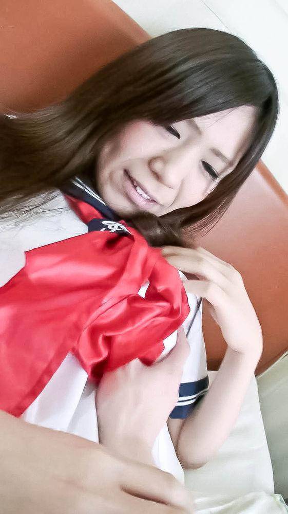 Cute Asian Teen Yukari Javhd Wears A Schoolgirl Uniform And Has Fun With Sex Toys & Masturbation - #8