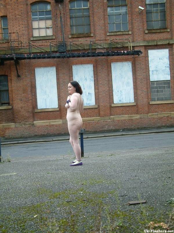 British girl walks around naked in the open - #7