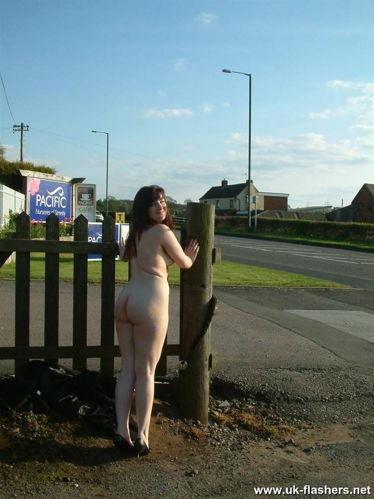 Dolly gets naked for our cameras on the side of a busy road. - #15