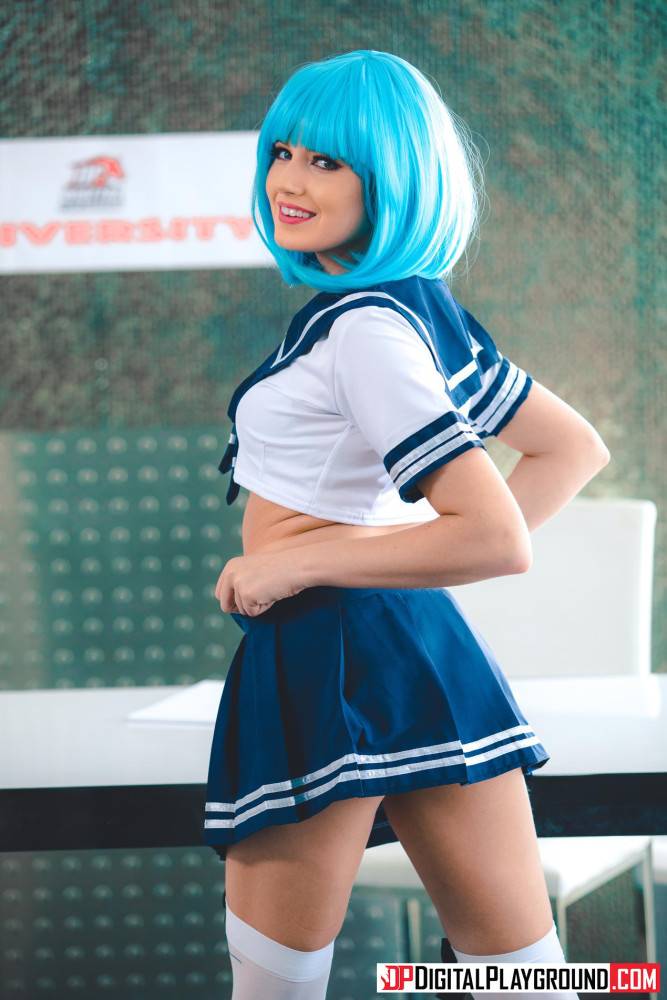 Two Adorable Cosplay Babes Make Love After School - #3
