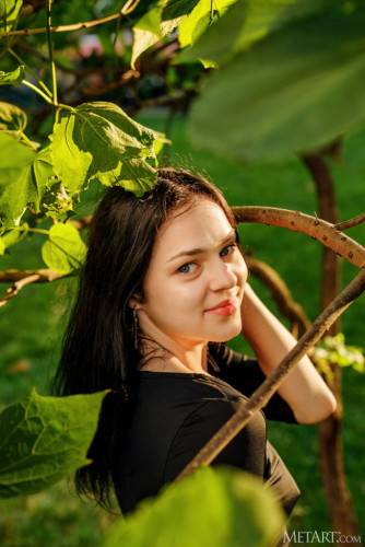 Nikta Big Blue Eyes Shine Flirtatiously - Ukraine on nudepicso.com