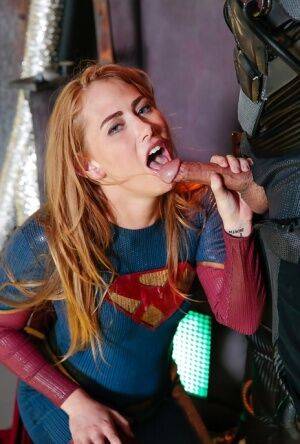 Pornstar Carter Cruise getting fucked by alien in crotchless cosplay outfit on nudepicso.com