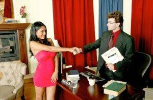 Indian MILF Priya Anjeli Rai has her cunt teased by a hot big cock - India on nudepicso.com