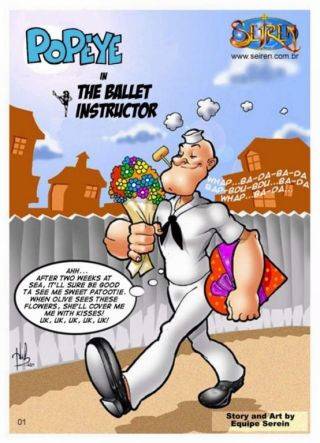 Anime comics of popeye in the ballet instructor on nudepicso.com