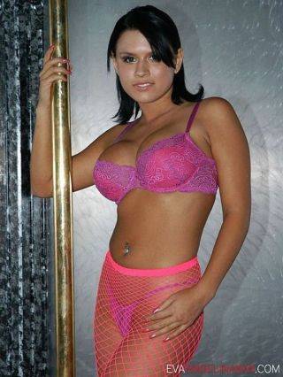 Eva angelina has threesome in a strip club vip room on nudepicso.com