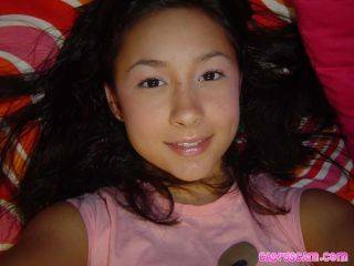 Busty asian teen ready for bed on nudepicso.com