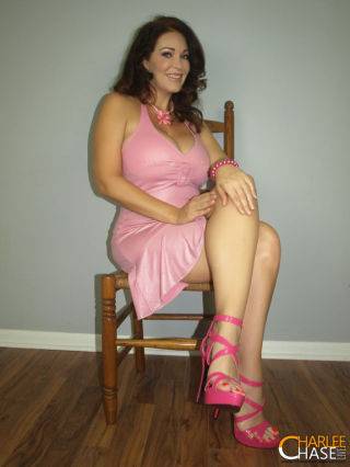 Charlee chase looks hot in pink on nudepicso.com