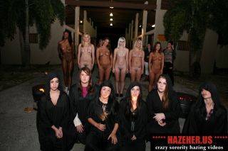 Sorority girls getting humiliated and hazed on nudepicso.com