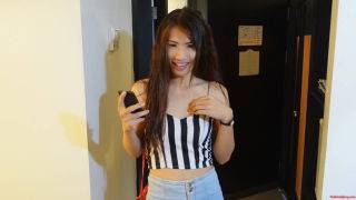 Thai ladyboy sucks white cock and jerks off for cumshots - Thailand on nudepicso.com