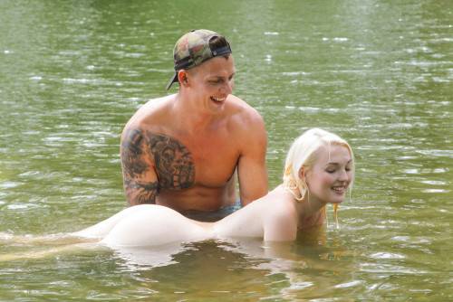 Beautiful Czech Babe With Natural Tits Gets Fucked In The Water - Czech Republic on nudepicso.com