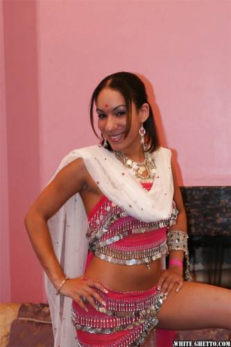 Amazing indian babe Ninety Nine in panties exhibits her ass - India on nudepicso.com